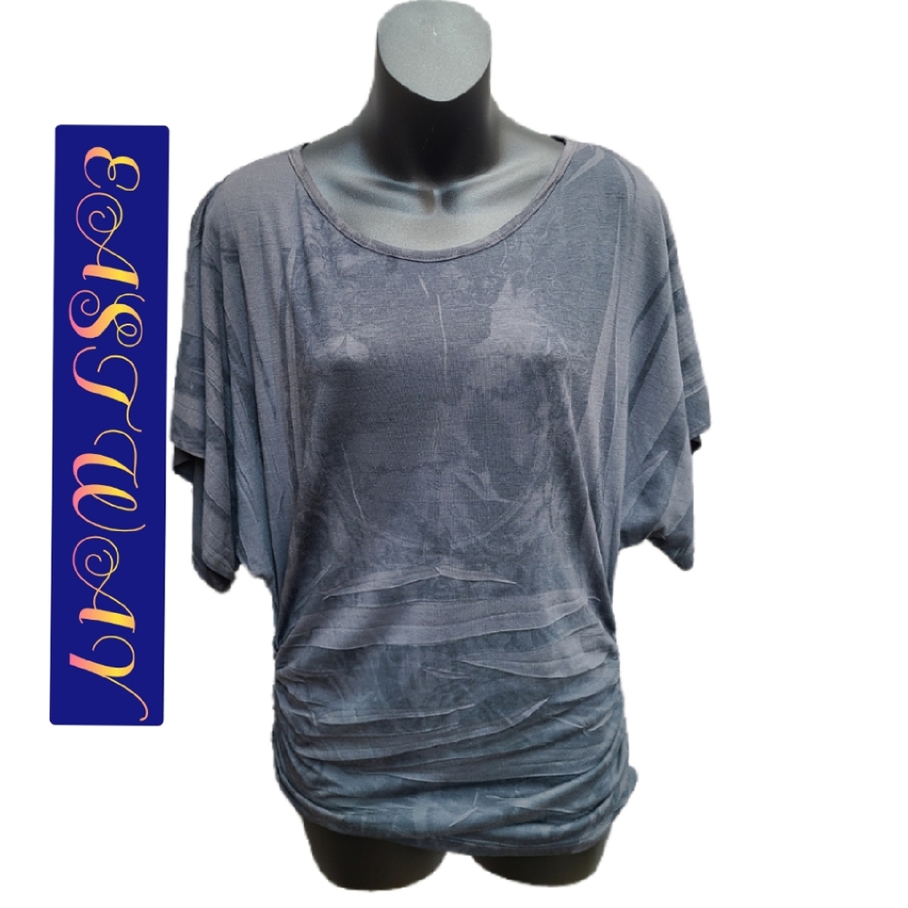 EASTWAY MULTI SHADES OF GRAY DESIGNER TOP